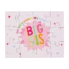 Mud Pie Pink Big Sis 12-Piece Puzzle For Kids