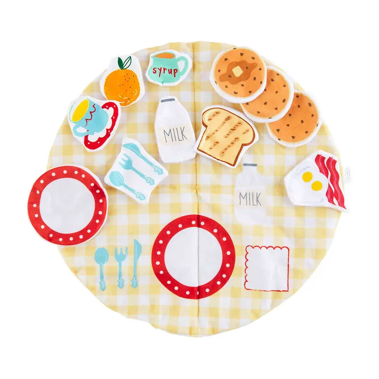 Mud Pie Breakfast Interactive Cloth Baby Book 3 Mud Pie Breakfast Interactive Cloth Baby Book - Image 3