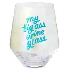 Hallmark Jumbo My Big Ass Stemless Wine Glass, 40 Oz.