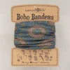 Natural Life Teal/Gold Medallion Boho Bandeau