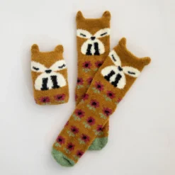 Natural Life Rust Fox Cozy Socks