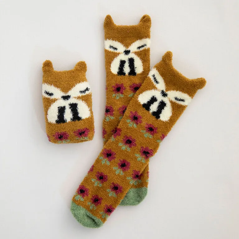 Natural Life Rust Fox Cozy Socks 1 Natural Life Rust Fox Cozy Socks