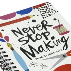 Hallmark Never Stop Making Artist Doodle Book -Hallmark Shop Never Stop Making Artist Prompted Journal 3HWJ2104 05