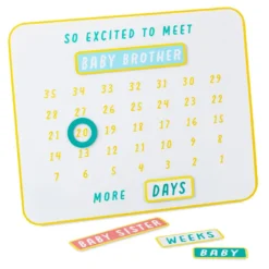 Hallmark So Excited To Meet You Magnetic Baby Countdown Board
