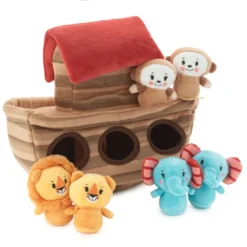 Hallmark Noah's Ark And Animals Plush Playset, 7 Pieces -Hallmark Shop Noahs Ark and Animals Plush Toy 1KFA2015 04