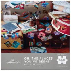 Hallmark Oh, The Places You’ve Been! Travel Themed 550-Piece Puzzle