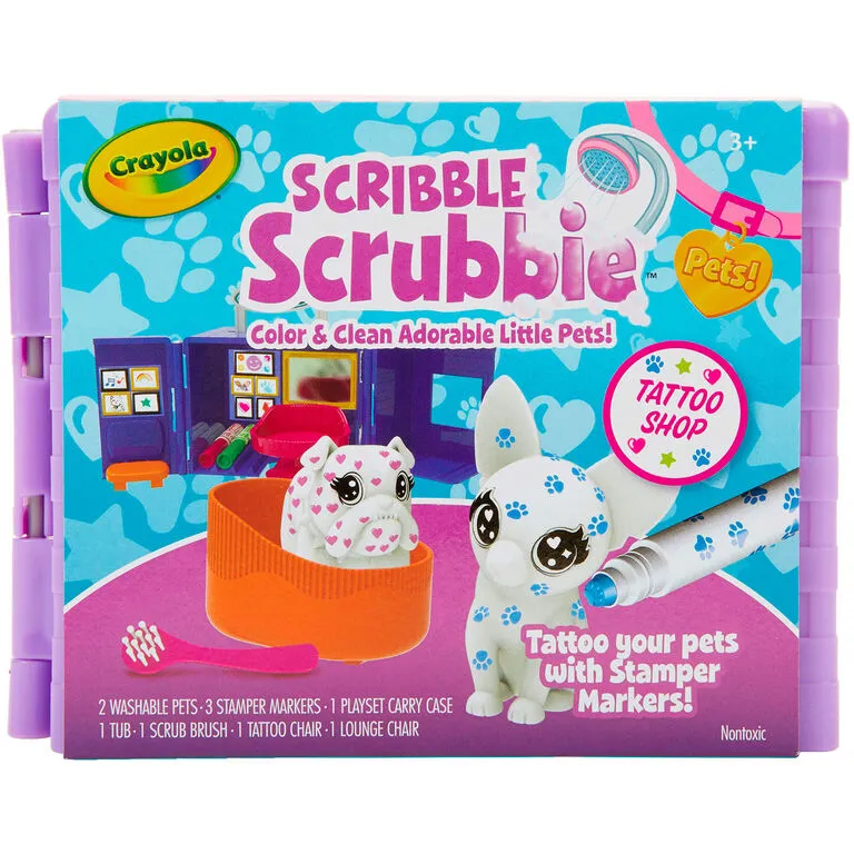 Crayola® Scribble Scrubbie Pets Tattoo Shop Play Set 1 Crayola® Scribble Scrubbie Pets Tattoo Shop Play Set