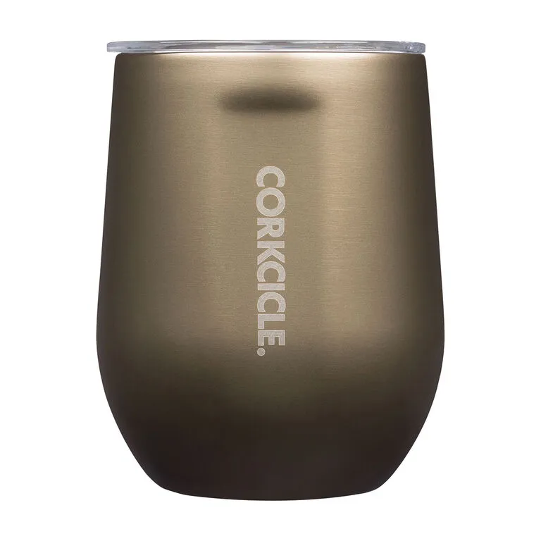 Corkcicle Prosecco Stainless Steel Stemless Wine Glass Cup, 12 Oz. 1 Corkcicle Prosecco Stainless Steel Stemless Wine Glass Cup, 12 Oz.