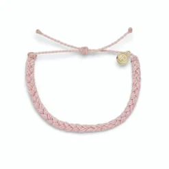 Pura Vida Baby Pink Braided Bracelet