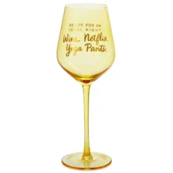 Hallmark Recipe For An Ideal Night Wine Glass, 19.27 Oz.