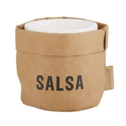 Salsa Ceramic Dish And Washable Paper Holder