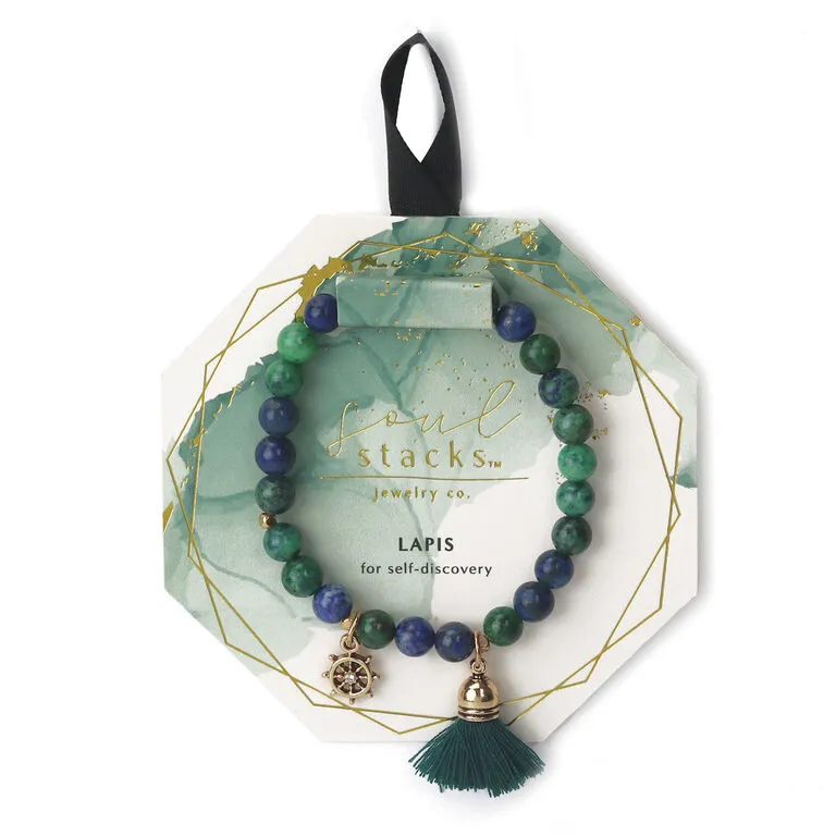 Soul Stacks Lapis Intention Beaded Bracelet 1 Soul Stacks Lapis Intention Beaded Bracelet