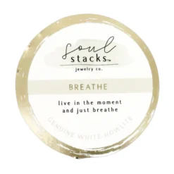 Soul Stacks Breathe White Howlite Bracelets, Set Of 3