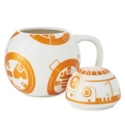 Hallmark Star Wars™ BB-8™ Mug With Sound, 14 Oz. -Hallmark Shop Star Wars BB8 Ceramic Mug With Sound Effects Lid 1SHP2167 03
