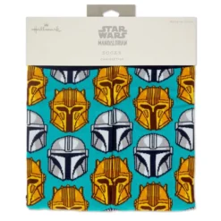 Hallmark Star Wars: The Mandalorian™ Helmet Novelty Crew Socks -Hallmark Shop Star Wars The Mandalorian Helmet Novelty Crew Socks 1SHP2161 04