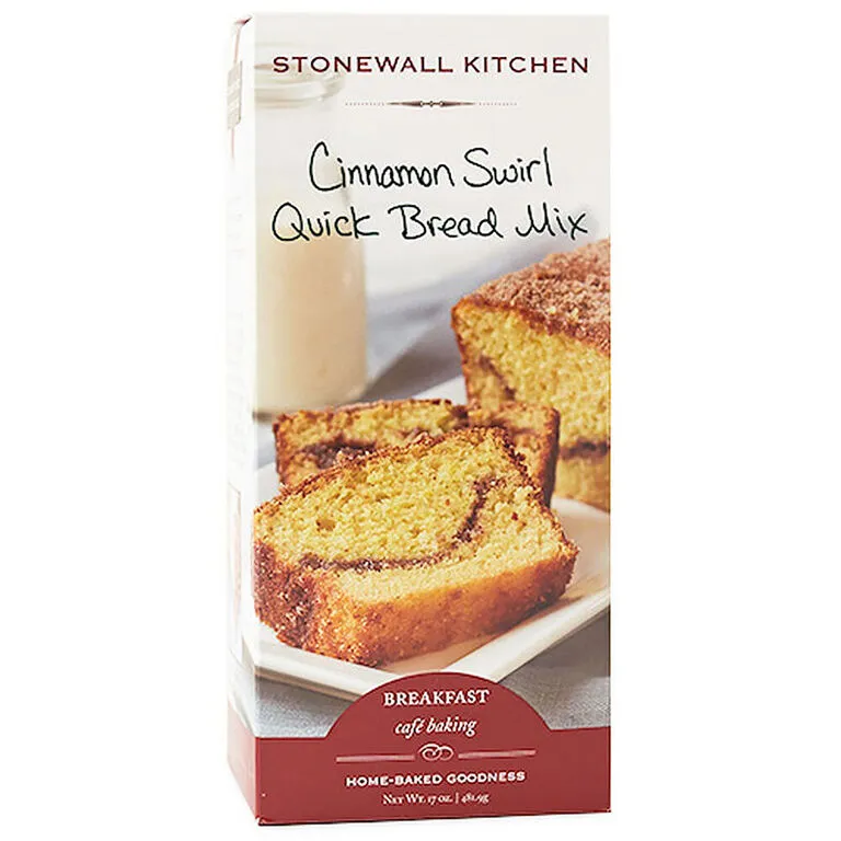 Stonewall Kitchen Cinnamon Swirl Quick Bread Mix, 17 Oz. 1 Stonewall Kitchen Cinnamon Swirl Quick Bread Mix, 17 Oz.