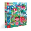 Eeboo Swedish Fishing Village 1000-Piece Jigsaw Puzzle