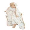 Douglas Cuddle Toys Auggie Tan Puppy Blanki Lovey Baby Blanket, 24"
