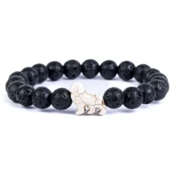 Fahlo Lava Stone Lion Excursion Bracelet