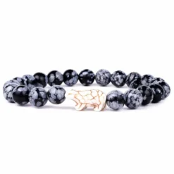 Fahlo Papillae Stone Polar Bear Venture Bracelet