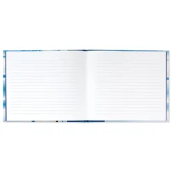 Hallmark Blue Shibori Print Guest Book 6 Hallmark Blue Shibori Print Guest Book -Hallmark Shop Tie Dye Blue Guest Book 1EDY3150 03