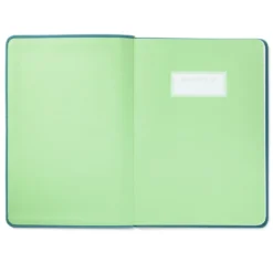 Hallmark Turquoise Faux Leather Notebook With Pen -Hallmark Shop Turquoise Faux Leather Notebook With Pen 1HWJ7041 03