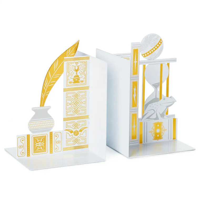 Hallmark Harry Potter™ Wizarding World™ Icons Bookends, Set Of 2 1 Hallmark Harry Potter™ Wizarding World™ Icons Bookends, Set Of 2