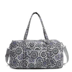 Vera Bradley Large Travel Duffel In Tranquil Medallion