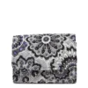 Vera Bradley RFID Riley Compact Wallet In Tranquil Medallion