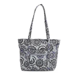 Vera Bradley Small Vera Tote In Tranquil Medallion