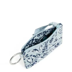 Vera Bradley Zip ID Case In Perennials Gray -Hallmark Shop Vera Bradley GrayNavy Floral Print ID Wallet 2842615290 03