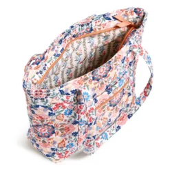 Vera Bradley Small Vera Tote Bag In Enchanted Mandala 5 Vera Bradley Small Vera Tote Bag In Enchanted Mandala -Hallmark Shop Vera Bradley Multicolor Floral Pattern Tote Bag 2841616152 03