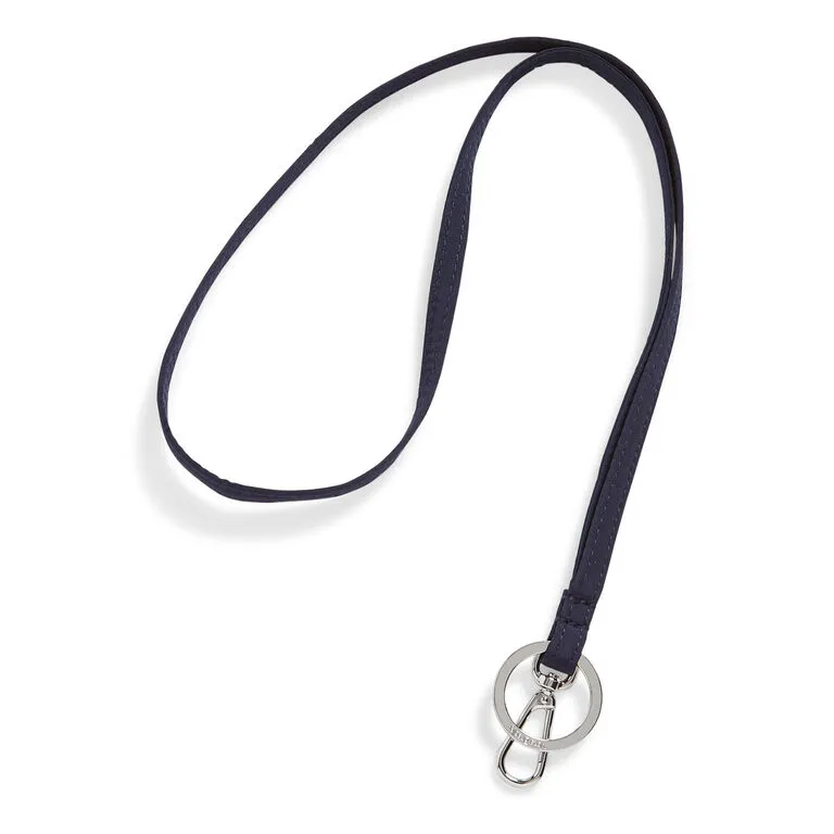 Vera Bradley Lanyard In Classic Navy 1 Vera Bradley Lanyard In Classic Navy