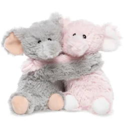 Warmies Hugs Heatable Scented Elephant Stuffed Animals, 7.5" H