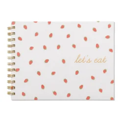 DesignWorks Ink Strawberries Meal Planner With Grocery Checklists
