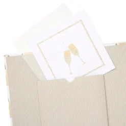 Hallmark Champagne Toast Photo Album -Hallmark Shop White Photo Album With Champagne Glasses 1EDY3153 04