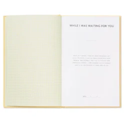 Hallmark While I Was Waiting Prompted Pregnancy Journal 13 Hallmark While I Was Waiting Prompted Pregnancy Journal -Hallmark Shop Yellow Prompted Pregnancy Journal 1BBA4141 03