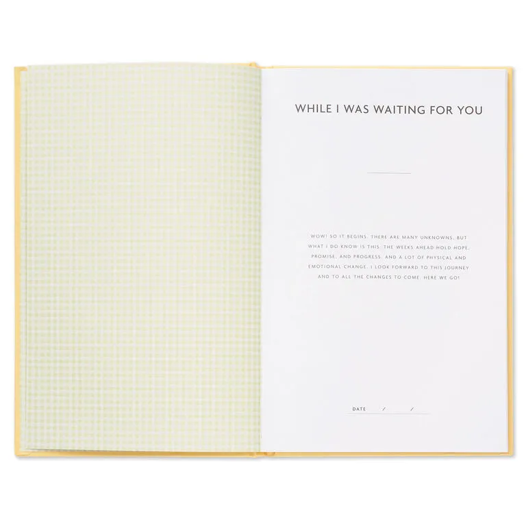 Hallmark While I Was Waiting Prompted Pregnancy Journal 3 Hallmark While I Was Waiting Prompted Pregnancy Journal - Image 3