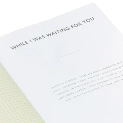 Hallmark While I Was Waiting Prompted Pregnancy Journal 19 Hallmark While I Was Waiting Prompted Pregnancy Journal -Hallmark Shop Yellow Prompted Pregnancy Journal 1BBA4141 09