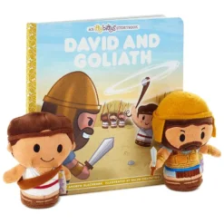 Hallmark Itty Bittys® David And Goliath Plush And Storybook Set