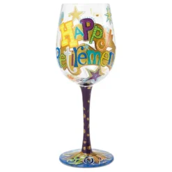 Enesco Lolita® Happy Retirement Handpainted Wine Glass, 15 Oz.