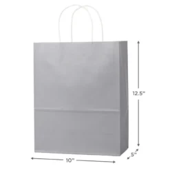 Hallmark 12.5" 12-Pack Assorted Kraft Paper Gift Bags 11 Hallmark 12.5" 12-Pack Assorted Kraft Paper Gift Bags -Hallmark Shop 12.5 Prints and Solids 12Pack Assorted Gift Bags 5EGB6049 03
