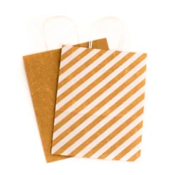 Hallmark 12.5" 12-Pack Assorted Kraft Paper Gift Bags 12 Hallmark 12.5" 12-Pack Assorted Kraft Paper Gift Bags -Hallmark Shop 12.5 Prints and Solids 12Pack Assorted Gift Bags 5EGB6049 04