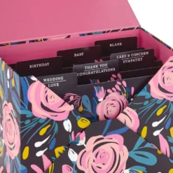 Hallmark Assorted Cards For All Occasions In Floral Organizer Box, Box Of 24 -Hallmark Shop 24 Cards for AllOccasions in Floral Organizer Box 5EDX3457 07