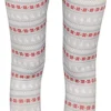 Humping Reindeer Snowflakes Women's Gray Christmas Leggings