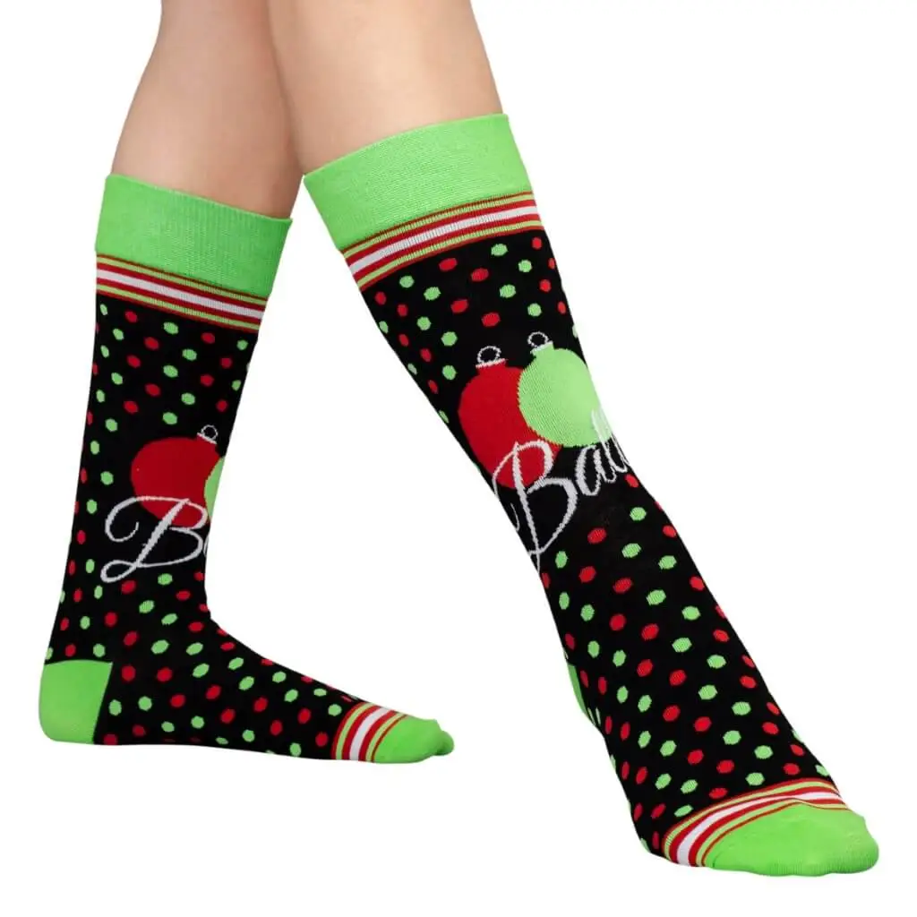 Balls Ugly Christmas Socks - Adult 1 Balls Ugly Christmas Socks - Adult