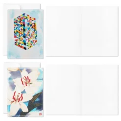 Hallmark ArtLifting Nature And Abstracts Blank Note Cards Assortment, Box Of 24 -Hallmark Shop ArtLifting Nature Art Assorted Boxed Blank Cards 3SOM1334 04