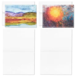 Hallmark ArtLifting Nature And Abstracts Blank Note Cards Assortment, Box Of 24 -Hallmark Shop ArtLifting Nature Art Assorted Boxed Blank Cards 3SOM1334 05