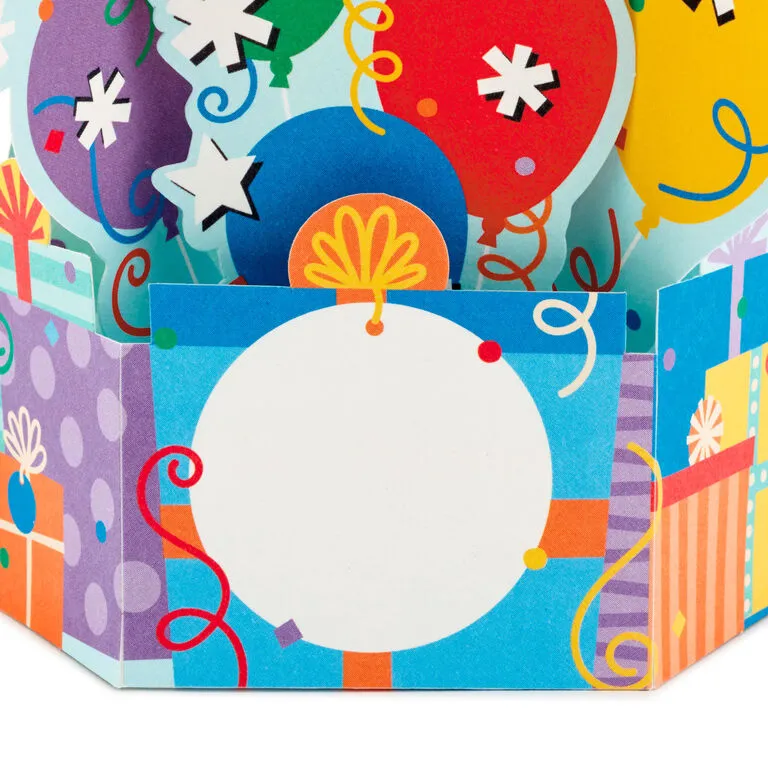 Hallmark Balloon Bouquet Boxed Pop-Up Birthday Cards, Pack Of 8 5 Hallmark Balloon Bouquet Boxed Pop-Up Birthday Cards, Pack Of 8 - Image 5