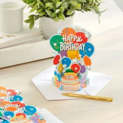 Hallmark Balloon Bouquet Boxed Pop-Up Birthday Cards, Pack Of 8 13 Hallmark Balloon Bouquet Boxed Pop-Up Birthday Cards, Pack Of 8 -Hallmark Shop Balloon Bouquet Boxed Birthday Cards 5STZ1173 07